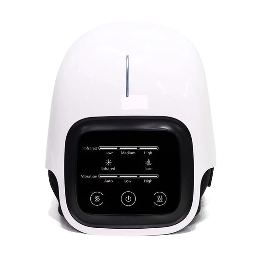 Masaj Inteligent pentru Genunchi | Vibrații + Încălzire + Terapie LED | Fără Fire