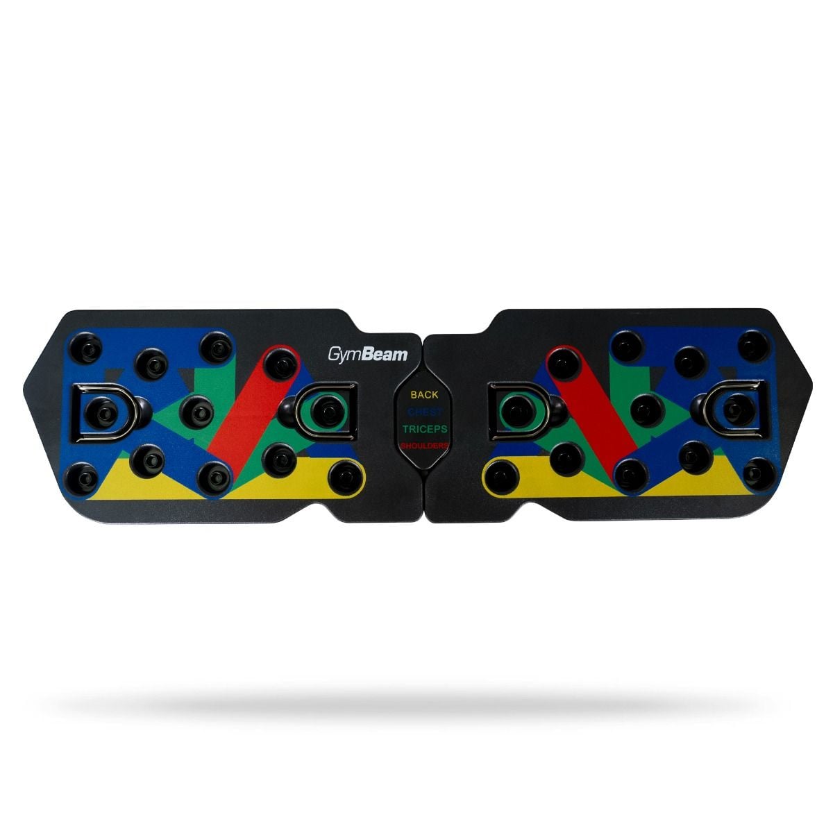 Placă Multifuncțională Push Up cu Mânere și Benzi Elastice – GymBeam