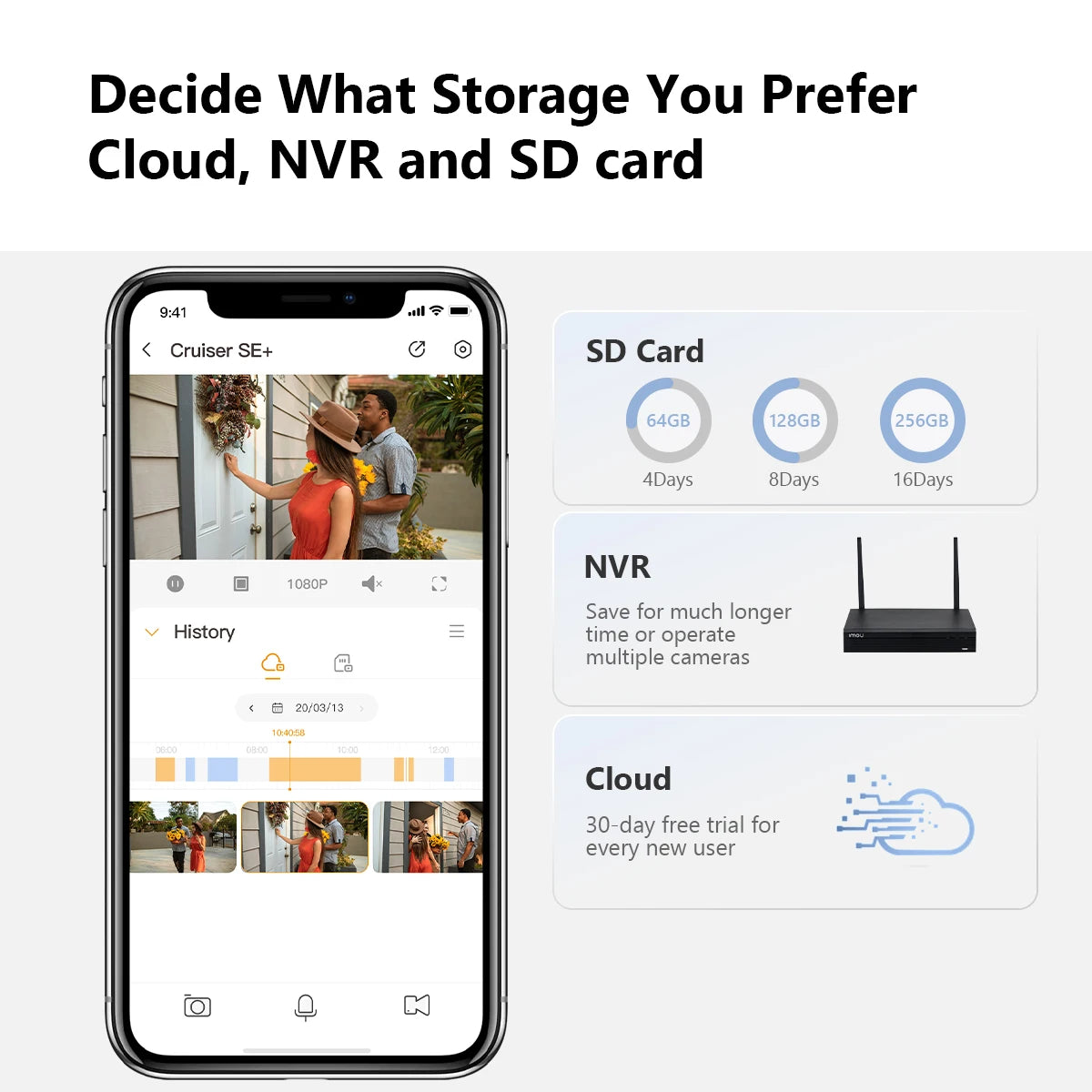 Cameră Supraveghere WiFi Exterior IMOU Cruiser SE+ 4MP, 8X Zoom Digital, Night Vision Color, IP66, Detecție Mișcare, Audio Bidirecțional
