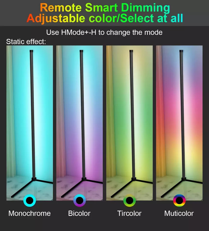 Lampa Smart RGB de Podea cu Control prin App și Sincronizare Muzicală – 16M Culori, Design Minimalist