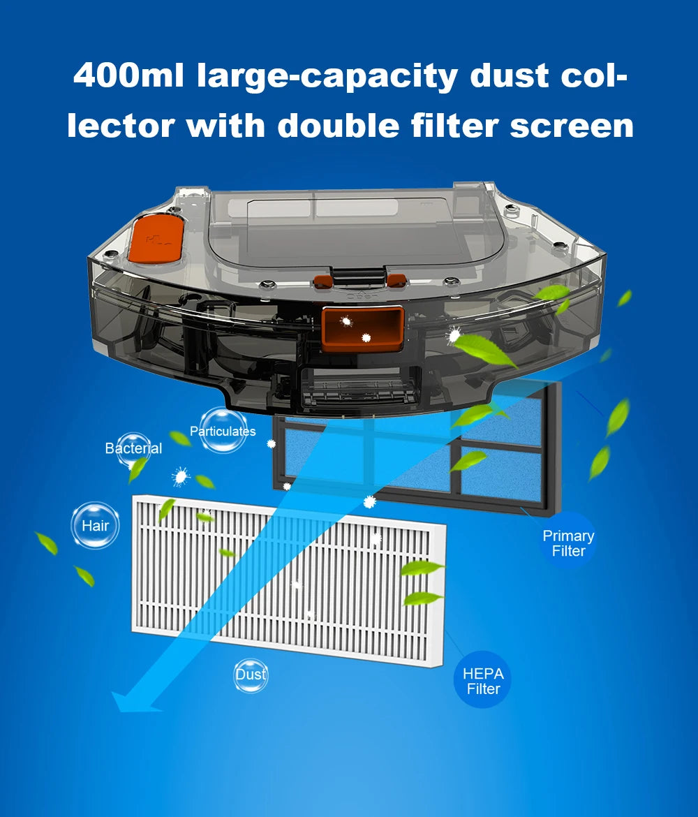 Aspirator Robot Inteligent Liectroux LILIN X6 – Navigație LDS 360°, 6500Pa, Mop & Aplicație Smart