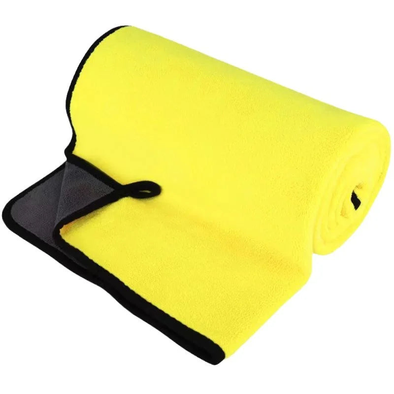 Prosop Auto din Microfibră XL 60×160 cm – Uscare Rapidă, Fără Urme sau Zgârieturi