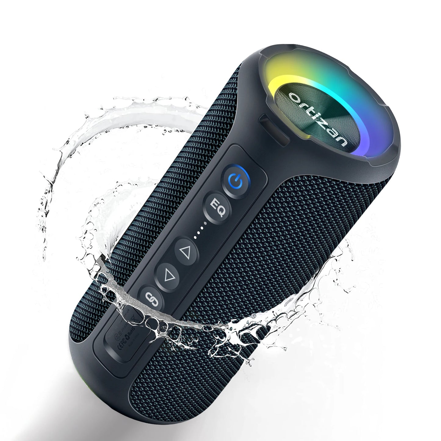 Boxă Bluetooth Portabilă Ortizan X30 Pro, 40W, Bass Puternic, IPX7 Waterproof, Bluetooth 5.3, Autonomie 30h, Lumini LED RGB