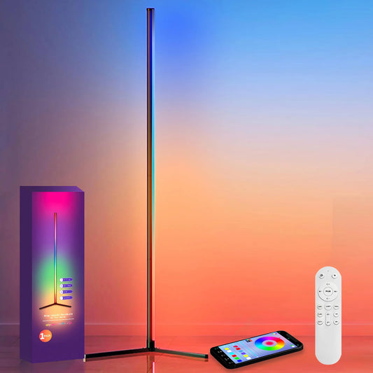Lampa Smart RGB de Podea cu Control prin App și Sincronizare Muzicală – 16M Culori, Design Minimalist