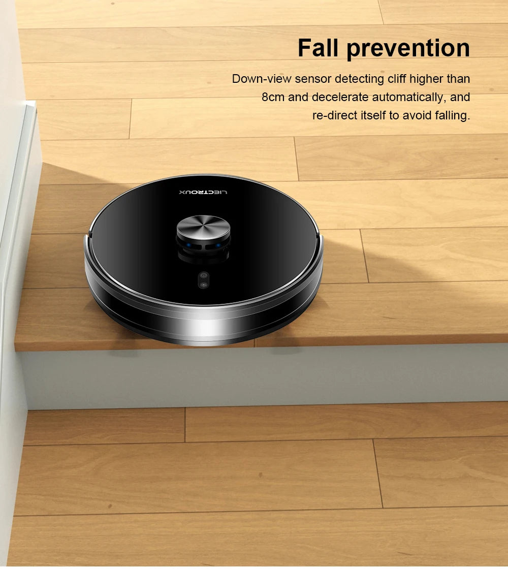 Aspirator Robot Inteligent Liectroux LILIN X6 – Navigație LDS 360°, 6500Pa, Mop & Aplicație Smart