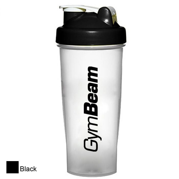 Shaker Sway Black GymBeam de 700 ml cu bilă metalică pentru mixare