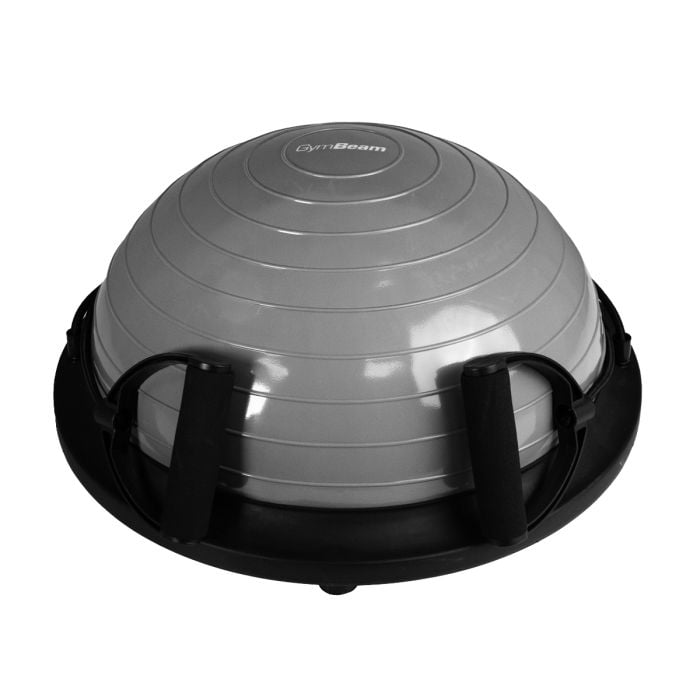 Minge pentru echilibru Half Ball Compact GymBeam cu două extensoare detașabile și pompă