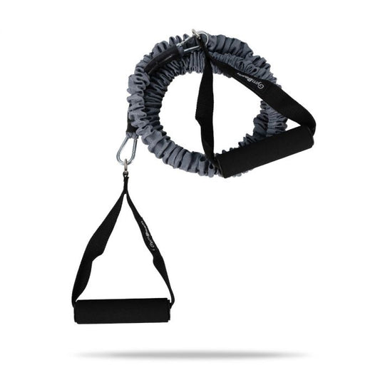 Bandă elastică GymBeam cu mânere disponibilă în rezistențe de la 5 la 30 kg