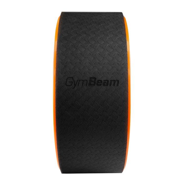 Roată Yoga Wheel Orange GymBeam pentru yoga, mobilitate și stretching