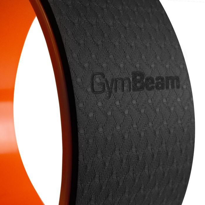Roată Yoga Wheel Orange GymBeam pentru yoga, mobilitate și stretching